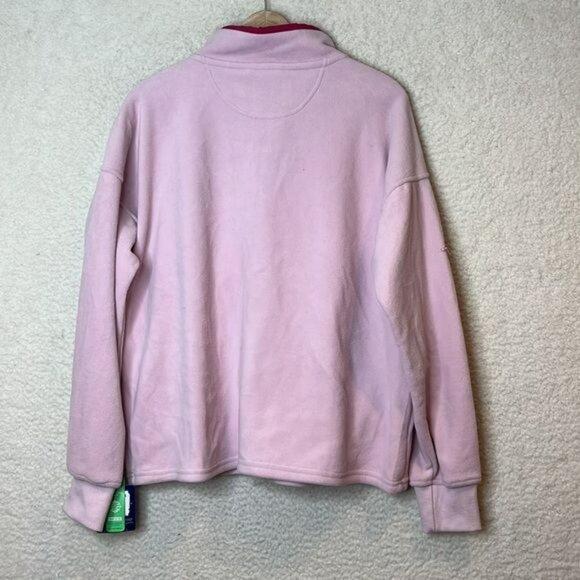 NWT Champion Womens Hush Pink Explorer Fleece Snap Jacket LARGE - Picture 9 of 9